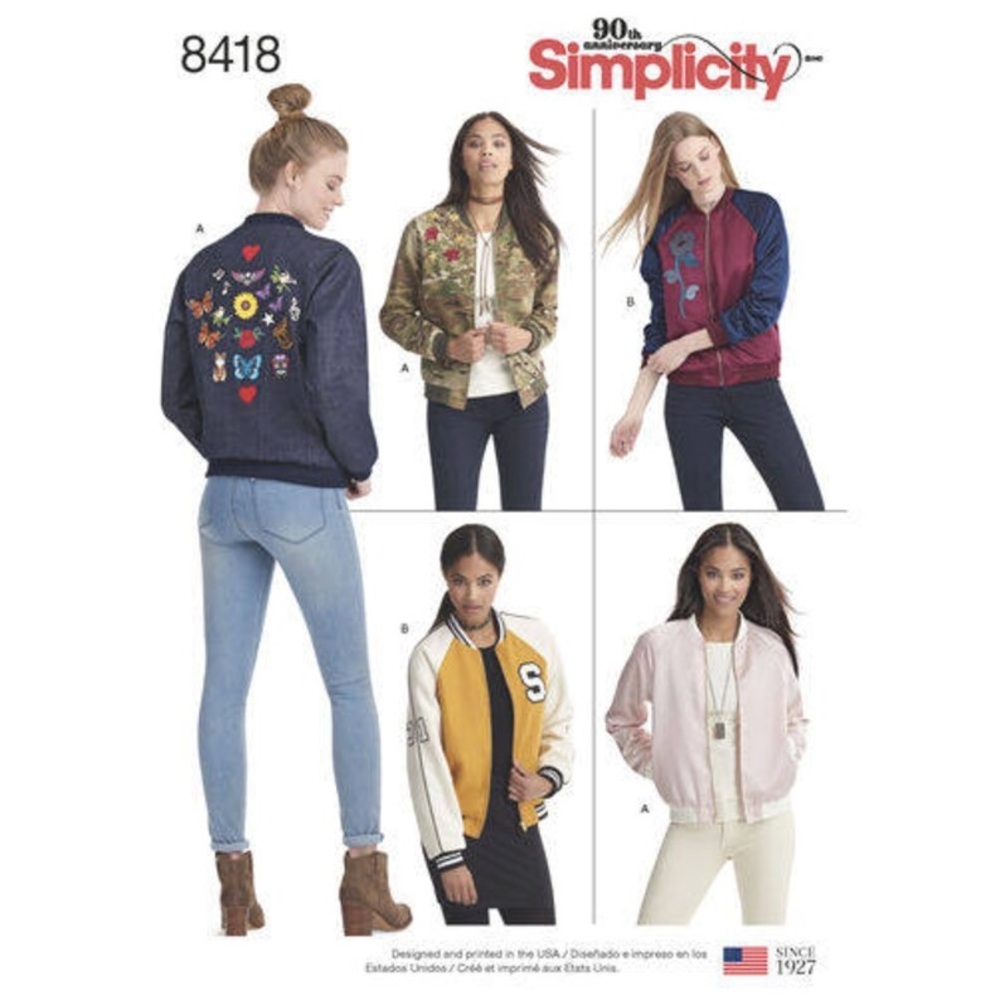 Simplicity 8418 Uncut Sewing Pattern
